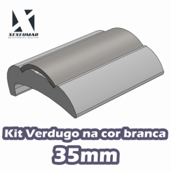 KIT VERDUGO PERFIL 35MM BRANCO - REF. 110124071