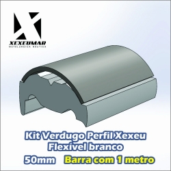 VERDUGO PERFIL XEXEU 50MM FLEXIVEL BRANCO - REF. 110124079